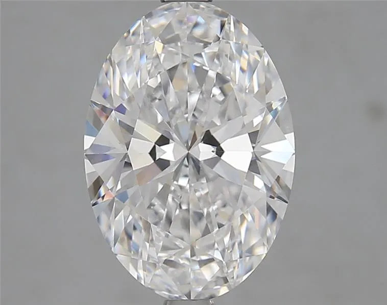 3.57ct Oval Lab Grown Diamond (Colour D, Clarity VVS2, GIA Certified)