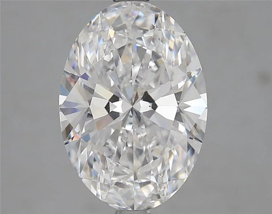 3.57ct Oval Lab Grown Diamond (Colour D, Clarity VVS2, GIA Certified)