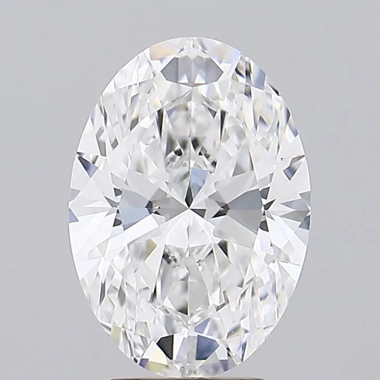 3.57ct Oval Lab Grown Diamond (Colour E, Clarity VVS1, Cut EX, GCAL Certified)