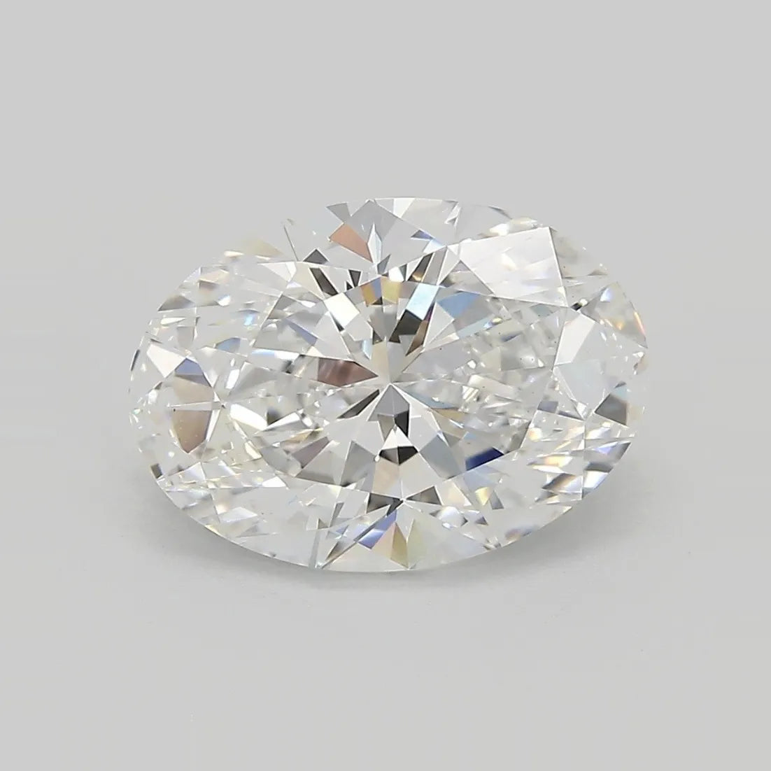 3.57ct Oval Lab Grown Diamond (Colour E, Clarity VVS2, IGI Certified)