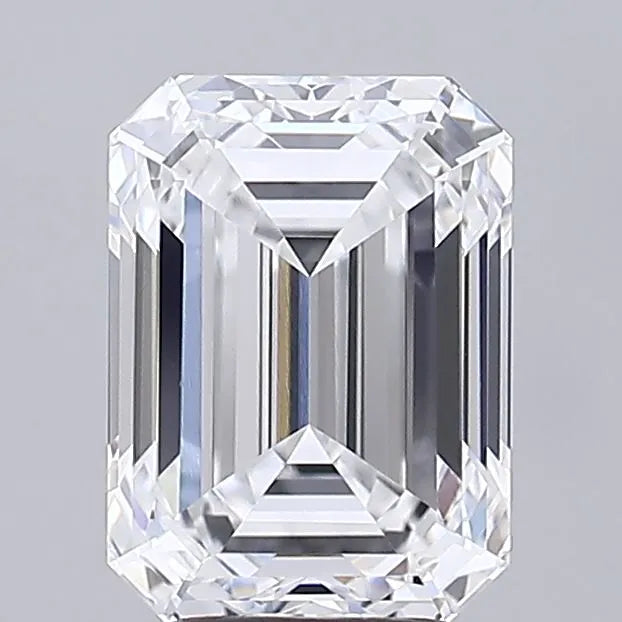 3.58ct Emerald Lab Grown Diamond (Colour D, Clarity VVS1, IGI Certified)