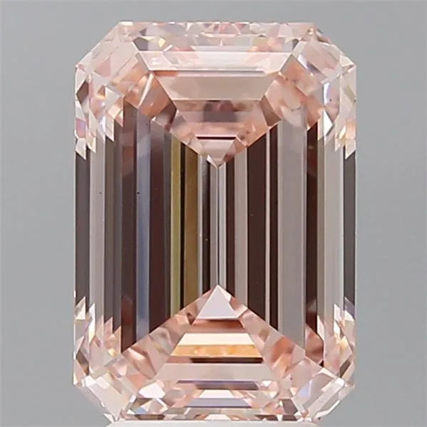 3.58ct Emerald Lab Grown Diamond (Colour Fancy Intense Pink, Clarity VS1, IGI Certified)