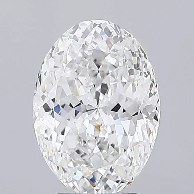 3.58ct Oval Lab Grown Diamond (Colour E, Clarity VVS2, IGI Certified)