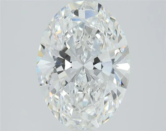 3.58ct Oval Lab Grown Diamond (Colour F, Clarity VVS2, IGI Certified)