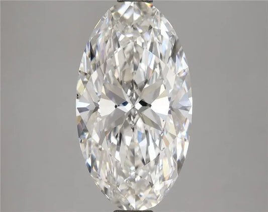 3.58ct Oval Lab Grown Diamond (Colour F, Clarity VVS2, IGI Certified)