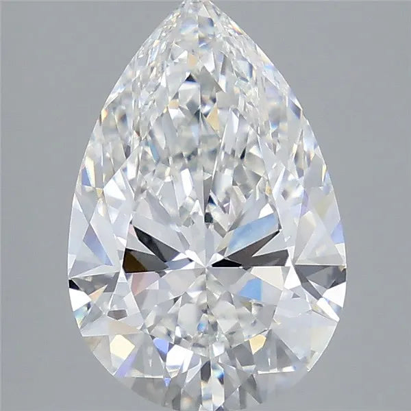 3.58ct Pear Lab Grown Diamond (Colour D, Clarity VVS1, IGI Certified)