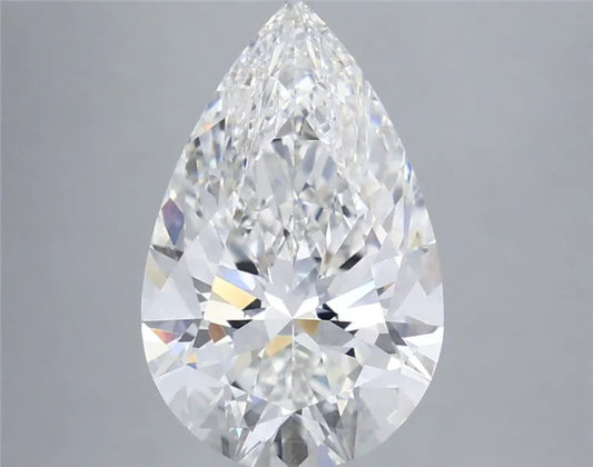 3.58ct Pear Lab Grown Diamond (Colour E, Clarity VVS2, IGI Certified)
