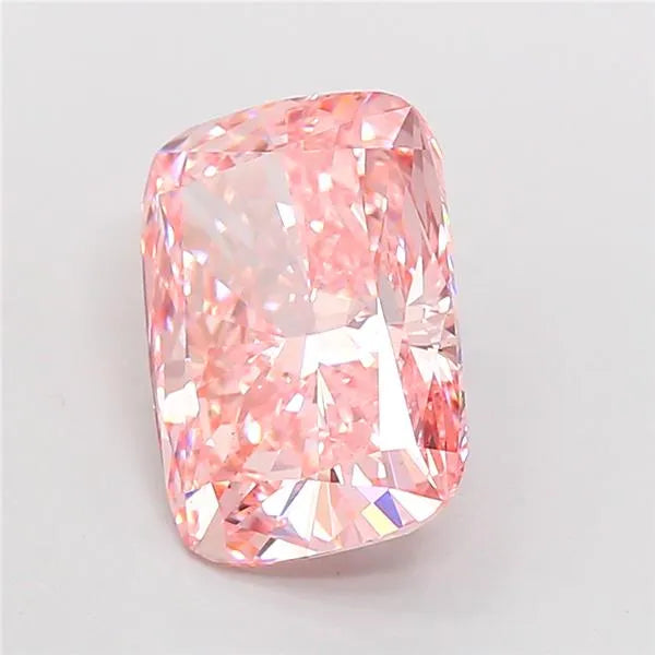 3.59ct Cushion modified Lab Grown Diamond (Colour Fancy Vivid Pink, Clarity VS1, IGI Certified)