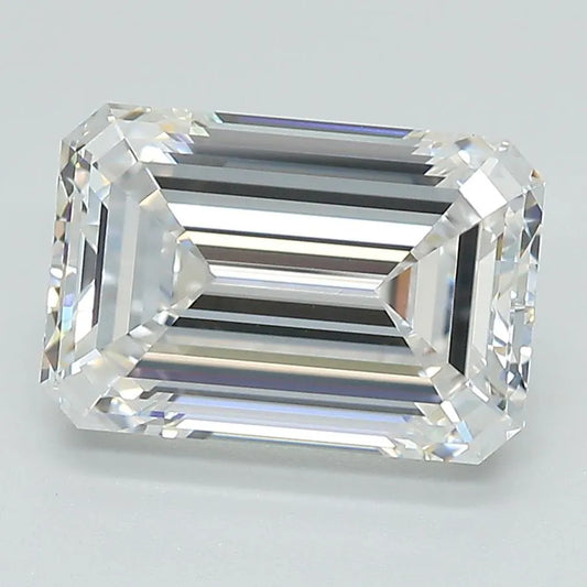 3.59ct Emerald Lab Grown Diamond (Colour E, Clarity VVS2, GIA Certified)