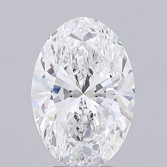 3.59ct Oval Lab Grown Diamond (Colour D, Clarity VVS1, IGI Certified)