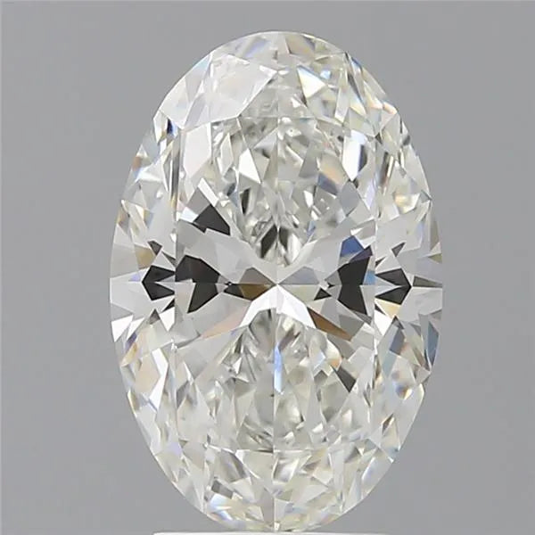 3.59ct Oval Lab Grown Diamond (Colour G, Clarity VVS2, IGI Certified)