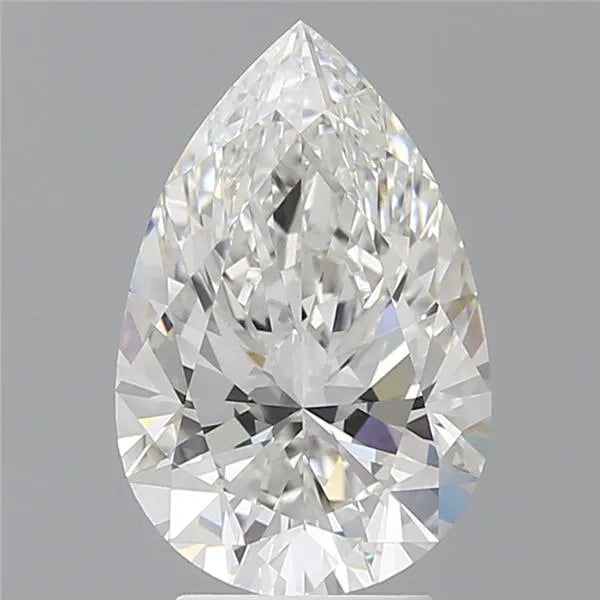 3.59ct Pear Lab Grown Diamond (Colour F, Clarity VVS2, IGI Certified)