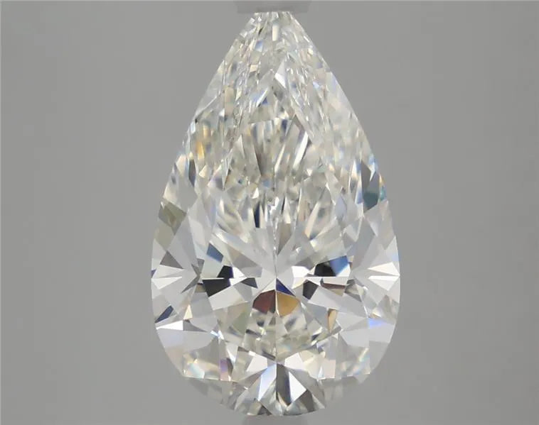 3.59ct Pear Lab Grown Diamond (Colour G, Clarity VVS2, Cut EX, IGI Certified)