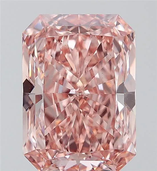 3.59ct Radiant Lab Grown Diamond (Colour Fancy Intense Brownish Pink, Clarity VS2, IGI Certified)