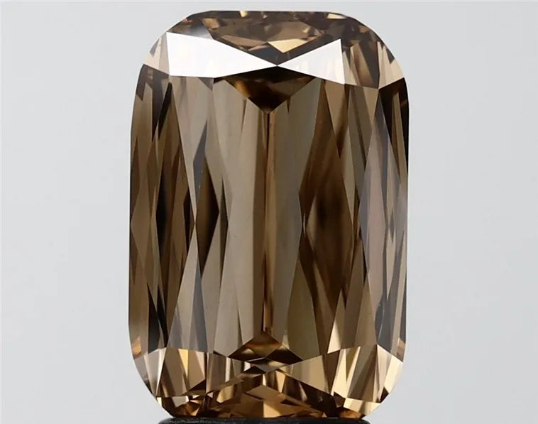 3.60ct Cushion modified Lab Grown Diamond (Colour Fancy Brown, Clarity VVS2, IGI Certified)