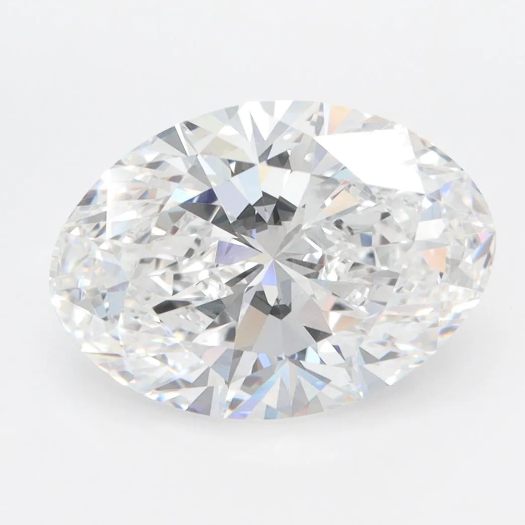 3.60ct Oval Lab Grown Diamond (Colour D, Clarity VVS1, GIA Certified)