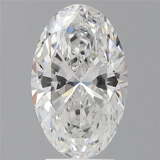 3.60ct Oval Lab Grown Diamond (Colour E, Clarity VVS2, IGI Certified)