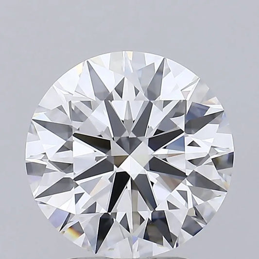 3.60ct Round Lab Grown Diamond (Colour D, Clarity IF, Cut ID, IGI Certified)