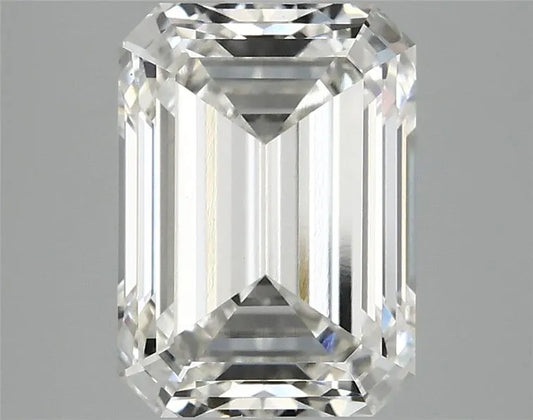 3.61ct Emerald Lab Grown Diamond (Colour G, Clarity VVS2, IGI Certified)