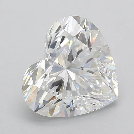 3.61ct Heart Lab Grown Diamond (Colour D, Clarity IF, GIA Certified)