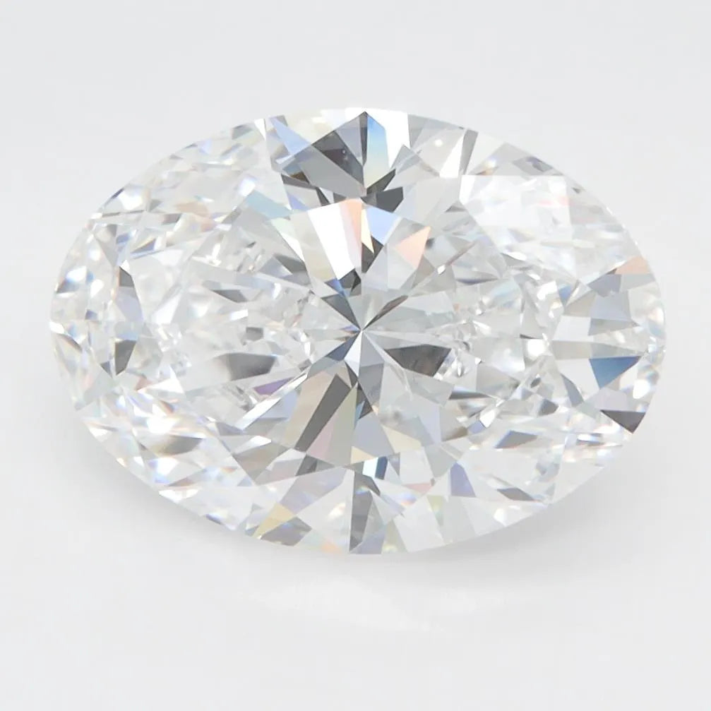 3.61ct Oval Lab Grown Diamond (Colour D, Clarity VVS2, GIA Certified)
