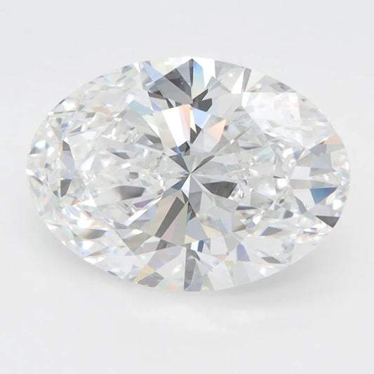 3.61ct Oval Lab Grown Diamond (Colour D, Clarity VVS2, GIA Certified)