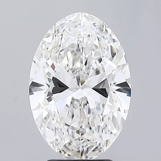 3.61ct Oval Lab Grown Diamond (Colour F, Clarity IF, IGI Certified)