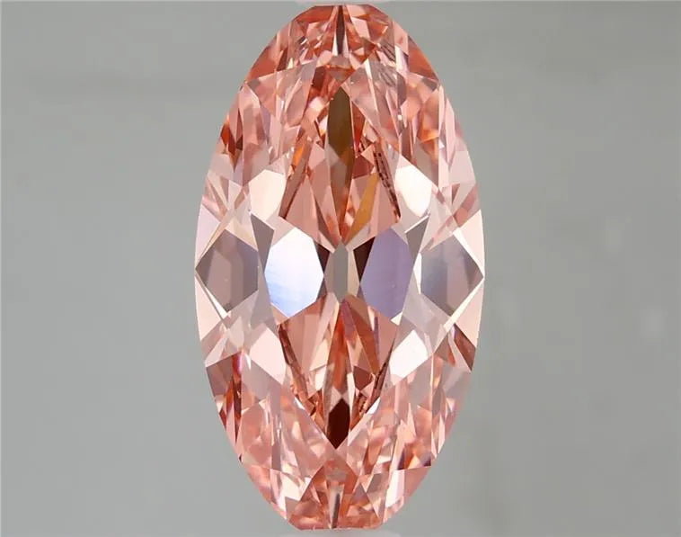 3.61ct Oval Lab Grown Diamond (Colour Fancy Vivid Pink, Clarity VS1, IGI Certified)