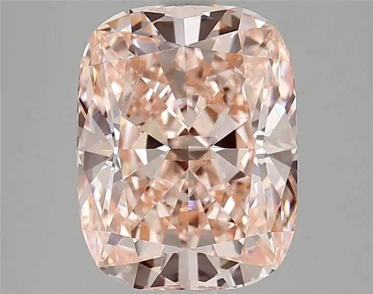 3.62ct Cushion modified Lab Grown Diamond (Colour Fancy Vivid Pink, Clarity VVS2, IGI Certified)