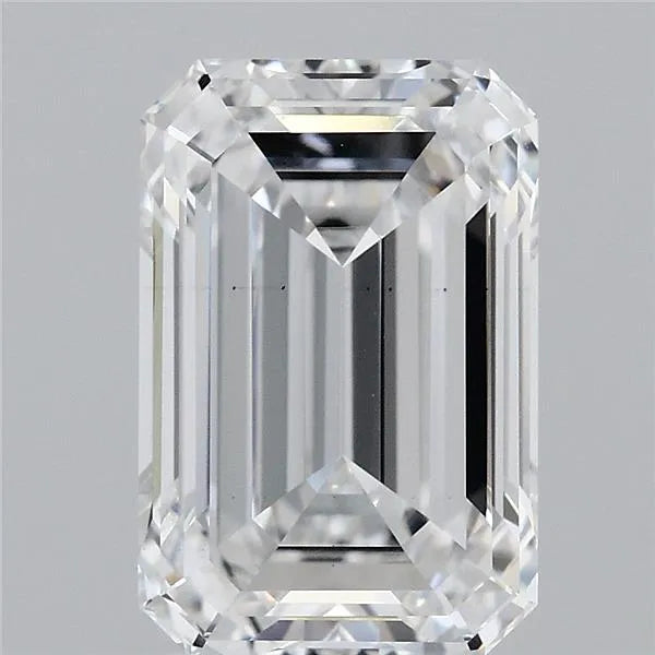 3.62ct Emerald Lab Grown Diamond (Colour D, Clarity VS2, IGI Certified)