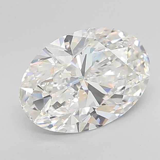 3.62ct Oval Lab Grown Diamond (Colour E, Clarity IF, IGI Certified)
