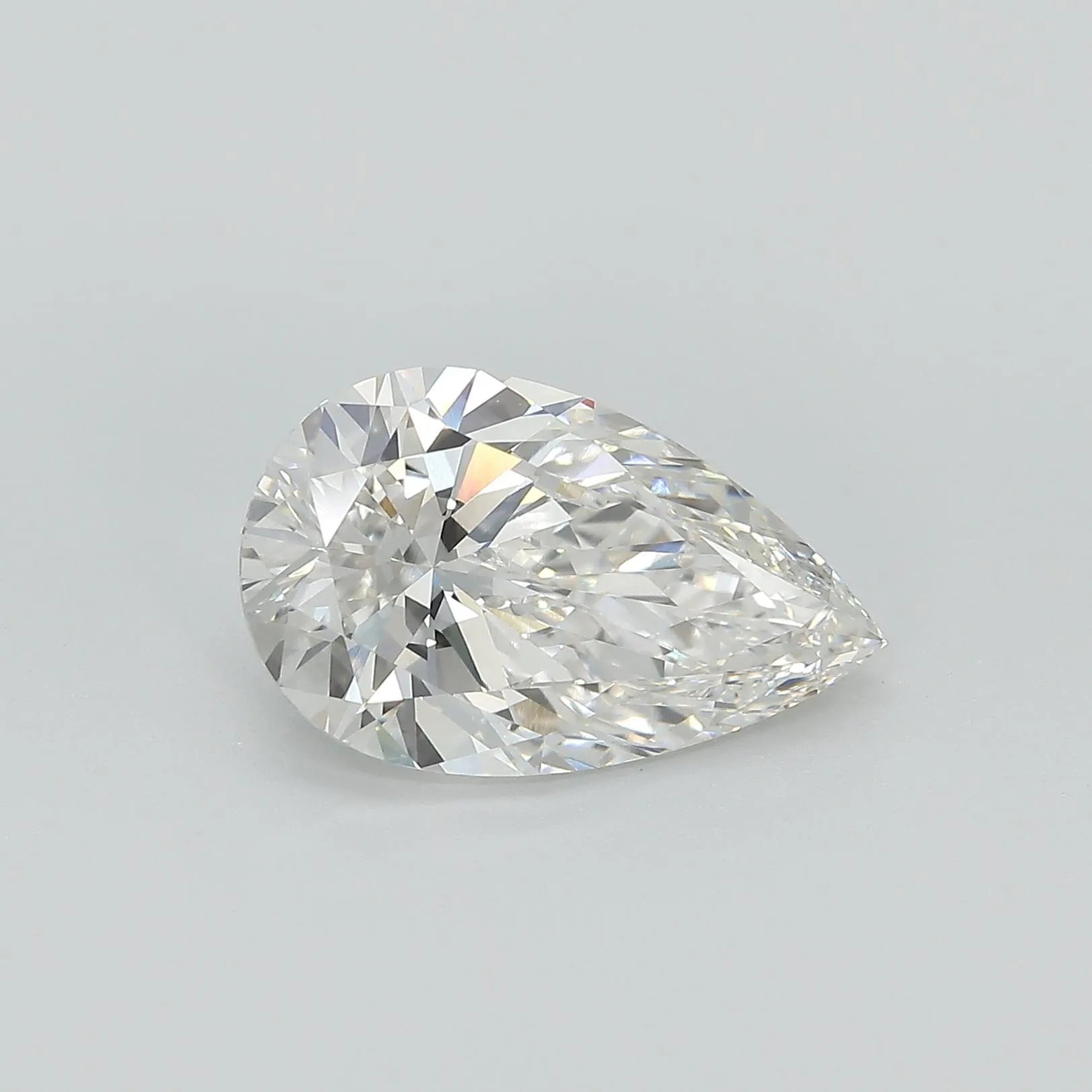 3.62ct Pear Lab Grown Diamond (Colour G, Clarity VVS2, IGI Certified)