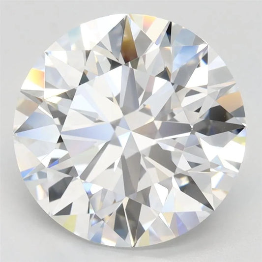 3.62ct Round Lab Grown Diamond (Colour D, Clarity IF, Cut ID, IGI Certified)