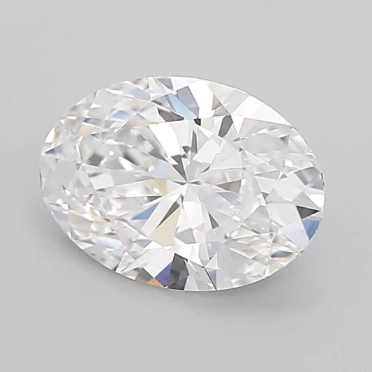 3.64ct Oval Lab Grown Diamond (Colour D, Clarity VVS1, Cut EX, IGI Certified)