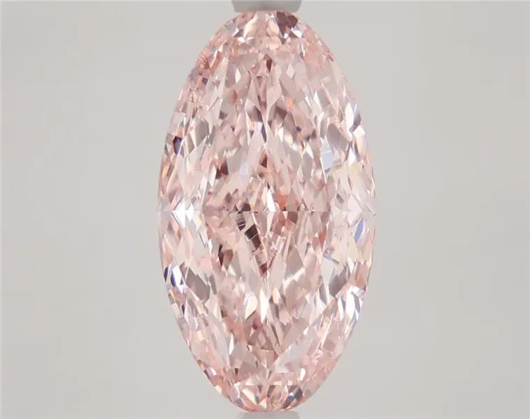 3.64ct Oval Lab Grown Diamond (Colour Fancy Intense Pink, Clarity VVS2, IGI Certified)