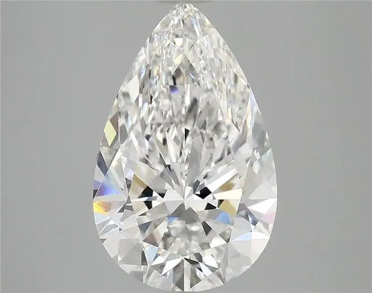 3.64ct Pear Lab Grown Diamond (Colour E, Clarity VVS2, IGI Certified)