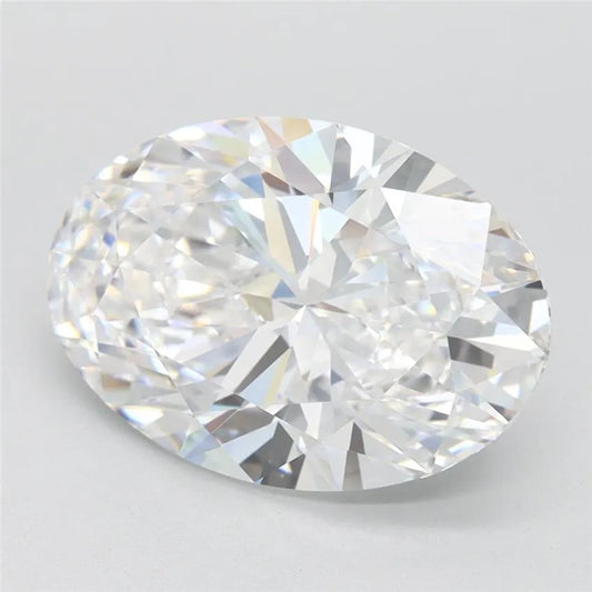 3.65ct Oval Lab Grown Diamond (Colour D, Clarity FL, IGI Certified)