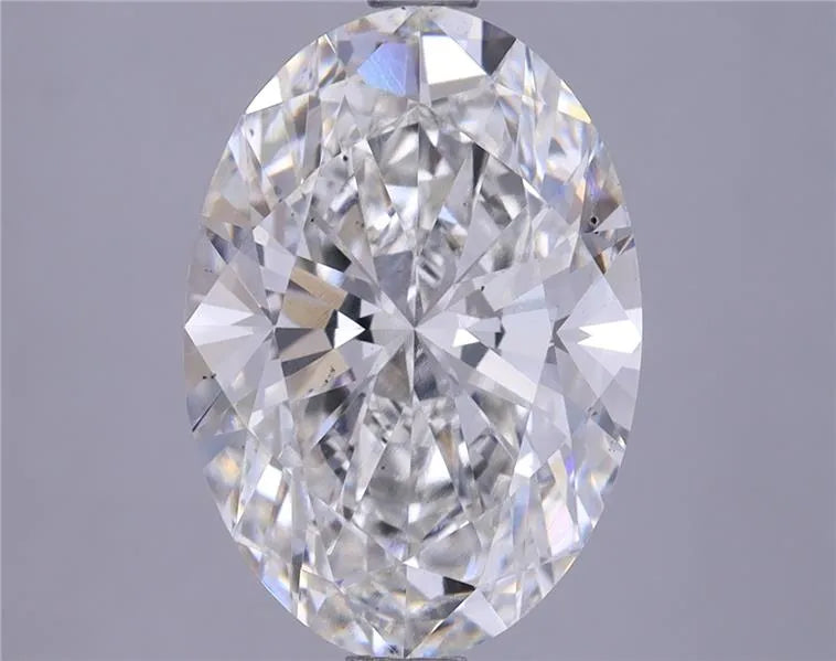 3.65ct Oval Lab Grown Diamond (Colour G, Clarity VS2, IGI Certified)