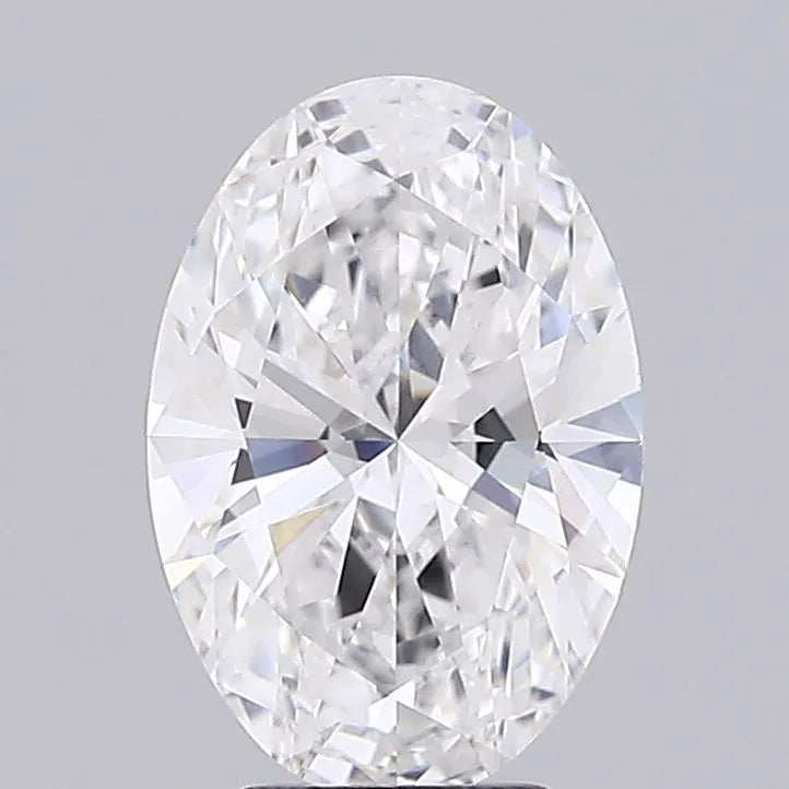 3.66ct Oval Lab Grown Diamond (Colour D, Clarity VVS1, IGI Certified)