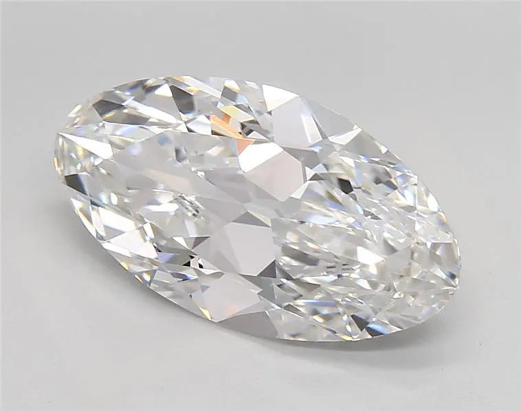 3.66ct Oval Lab Grown Diamond (Colour E, Clarity VVS2, IGI Certified)