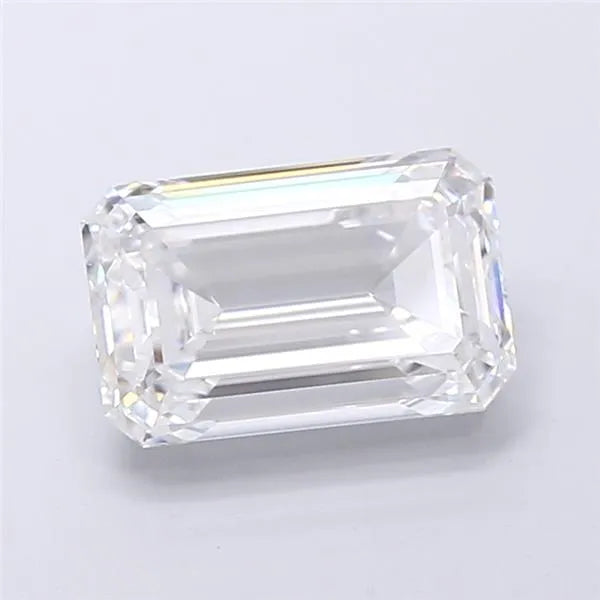 3.67ct Emerald Lab Grown Diamond (Colour D, Clarity VVS2, IGI Certified)