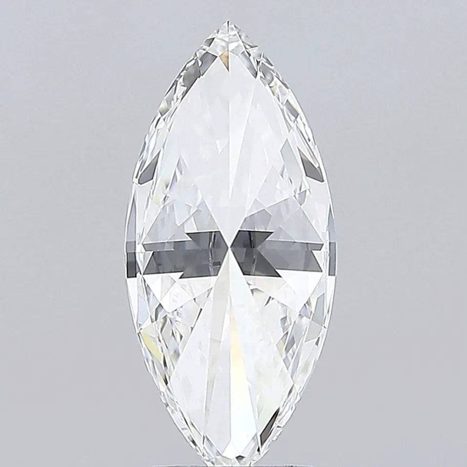 3.67ct Marquise Lab Grown Diamond (Colour E, Clarity VVS2, IGI Certified)