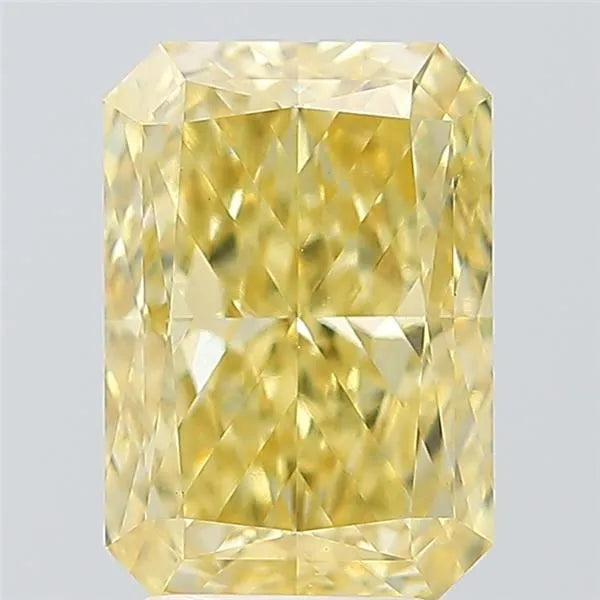 3.67ct Radiant Lab Grown Diamond (Colour Fancy Intense Yellow, Clarity VVS2, IGI Certified)