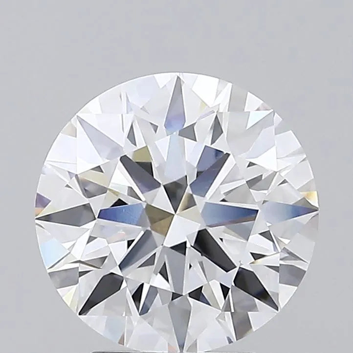 3.67ct Round Lab Grown Diamond (Colour E, Clarity VVS1, Cut ID, IGI Certified)