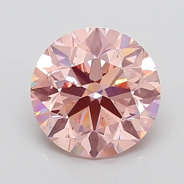 3.67ct Round Lab Grown Diamond (Colour Fancy Intense Pink, Clarity SI1, Cut EX, IGI Certified)