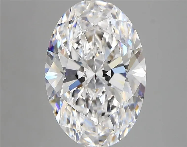 3.68ct Oval Lab Grown Diamond (Colour D, Clarity VVS2, IGI Certified)