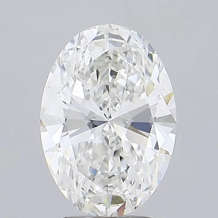 3.68ct Oval Lab Grown Diamond (Colour F, Clarity VS2, IGI Certified)