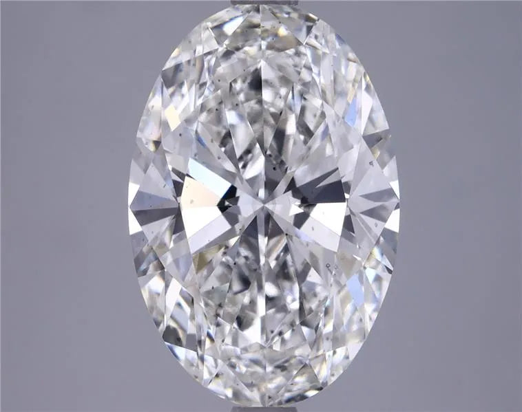3.68ct Oval Lab Grown Diamond (Colour G, Clarity SI1, IGI Certified)