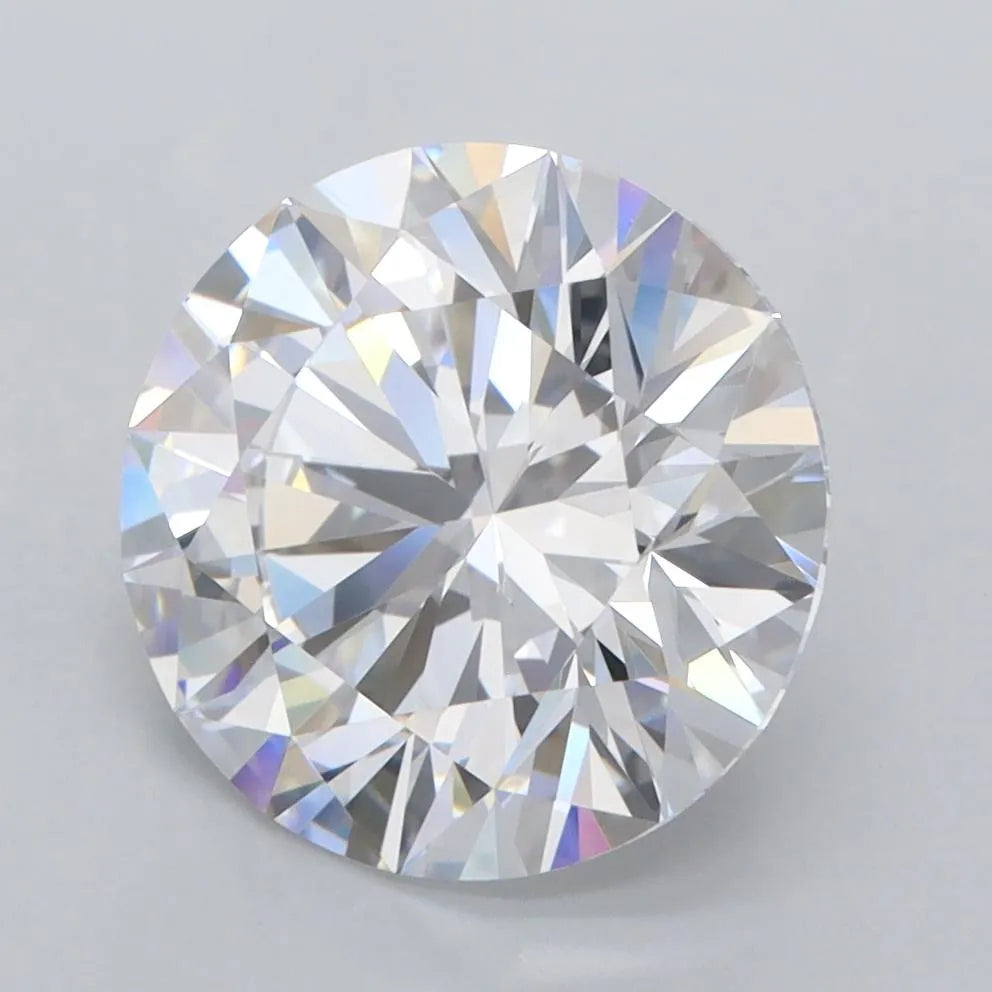 3.68ct Round Lab Grown Diamond (Colour D, Clarity FL, Cut ID, IGI Certified)