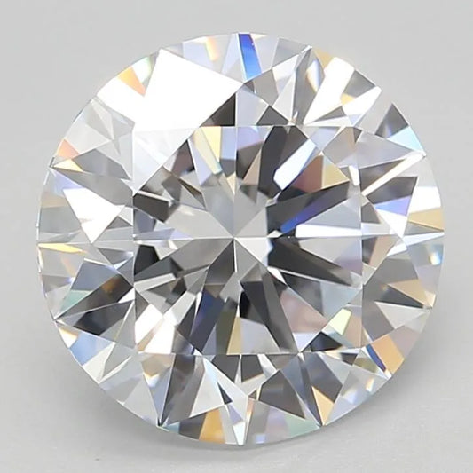 3.68ct Round Lab Grown Diamond (Colour D, Clarity VVS1, Cut EX, GIA Certified)